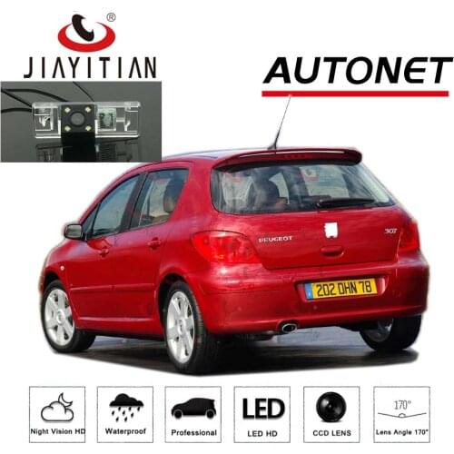 JIAYITIAN Rear View Camera For Peugeot 307 hatchback 2D coupe/4D Reverse Camera/CCD Night Vision/License Plate camera backup CAM