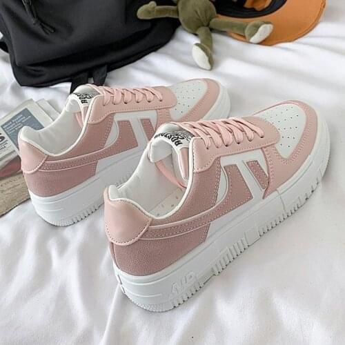 Womens Shoes Sneakers Solid Color Casual Walking Sports Female Lady Running Shoes Women Feminine Zapatillas De Deporte