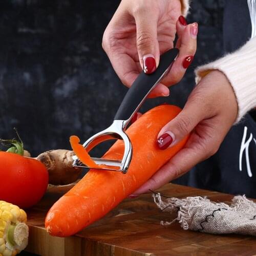 Kitchen gadgets fruit peeler household zinc alloy planer household stainless steel peeler