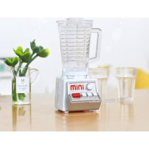 Dollhouse Mini Emulation Juicer Mini Food Play Scene Model for Dollhouse Furniture Decorative Accessory