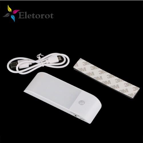 USB Rechargeable Motion Sensor Night Light IR Wireless 12*LED Wall Light Closet Lamp Auto On/Off Under Cabinet Light For Hallway