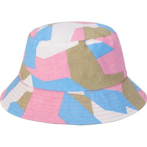 New Summer Sun Hats Women Bucket Hat Visor Basin Cap Men Double Side Colorblock Unisex Panama Outdoor Fisherman Hat M28