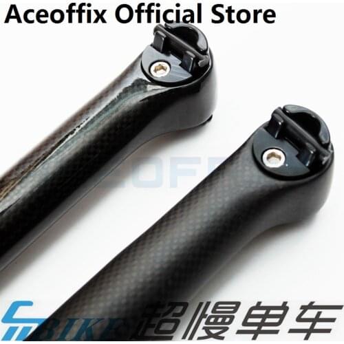 Aceoffix 31.8/33.9mm Bicycle Seat post for Brompton Bike Folding Bicycle Seatpost Offset Material Carbon Fiber