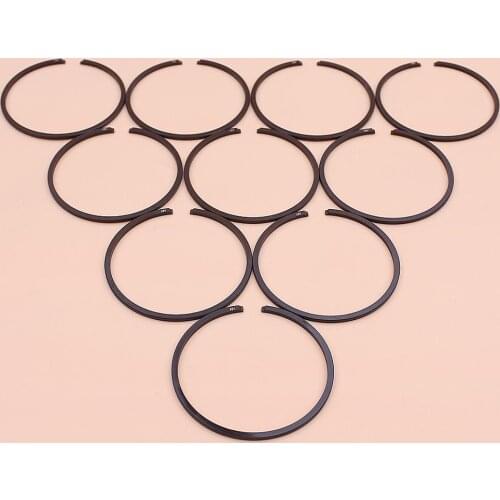 10pcs/lot 43mm x 1.5mm Piston Rings For MITSUBISHI TL43 Strimmer Trimmer Mower Engine Part