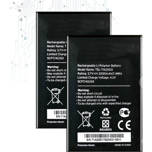 TBL-71A2000 Replacement Battery 2000mAh For TP-LINK M5350 3.7V TBL-71A2000 TL-TR861 761 Wifi Mifi Mobile Phone