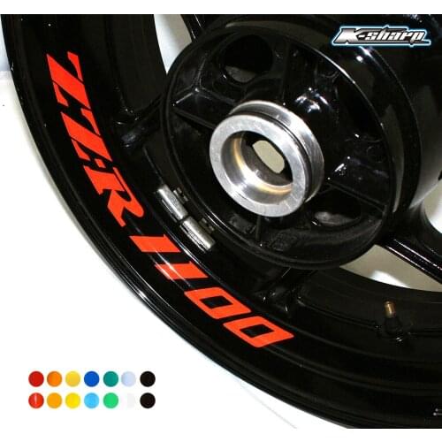 Motorcycle decoration protection wheel inner ring wheel logo decal pattern rim decoration sticker for KAWASAKI ZZ-R1100 zz-r1100