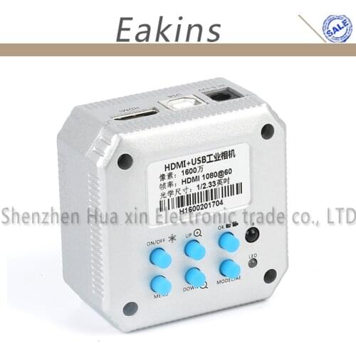 HD 20MP 1080P HDMI USB Inspection Digital Industry Video Microscope Camera TF Card Video Remote Control Operation