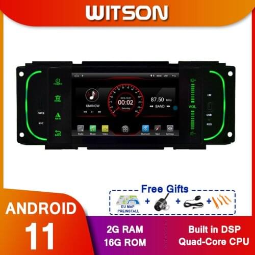 WITSON MTK Android 10 Car Dvd GPS For CHRYSLER JEEP DODGE Multimedia GPS car navigation
