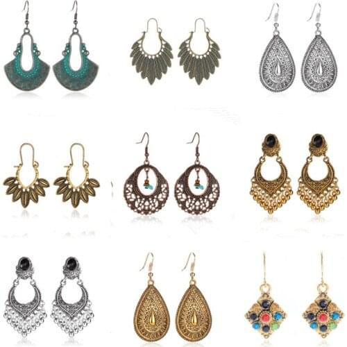 Zalzyywb Ethnic Earrings