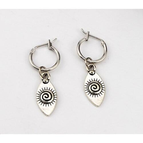 2020 Trend European Personality Eyes Hoop Earrings Gothic Vintage Geometric Drop Earring For Women Jewelry Statement Accessory