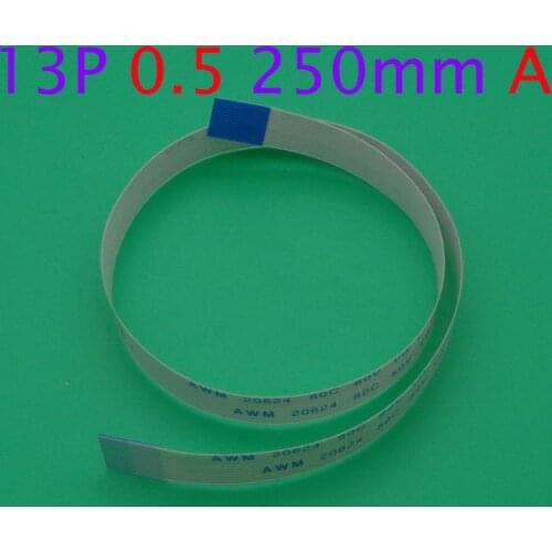 1pcs FFC/FPC Flat Flex Cable 13Pin Same Side 0.5mm Pitch AWM VW-1 20624 80C 60V Length 25cm