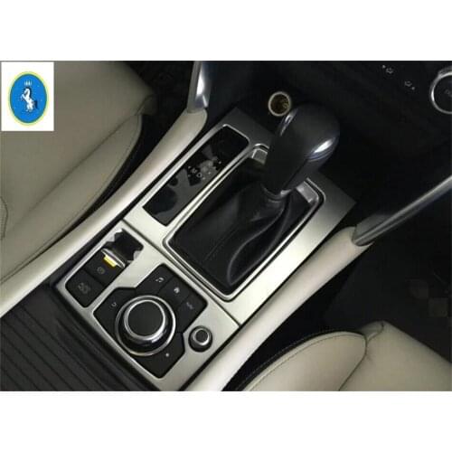 Yimaautotrims Accessories Interior ! Center Control Gear Shift Panel Decoration Cover Trim For Mazda 6 Sedan & Wagon 2016 2017