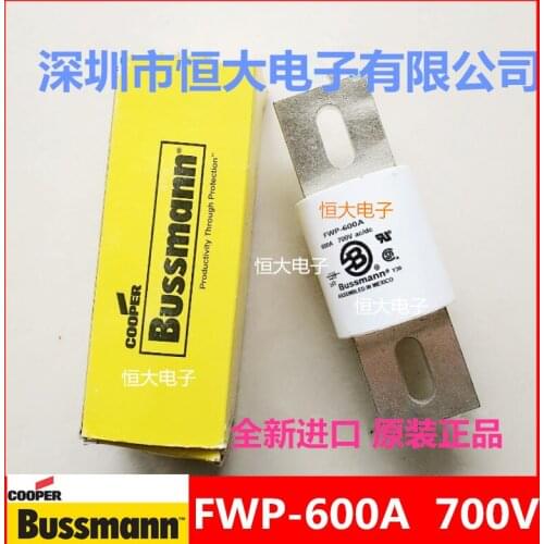FREE SHIPPING 2PCS/LOT FWP-600A original BUSSMANN Basman fast fuse fuse 700V600A