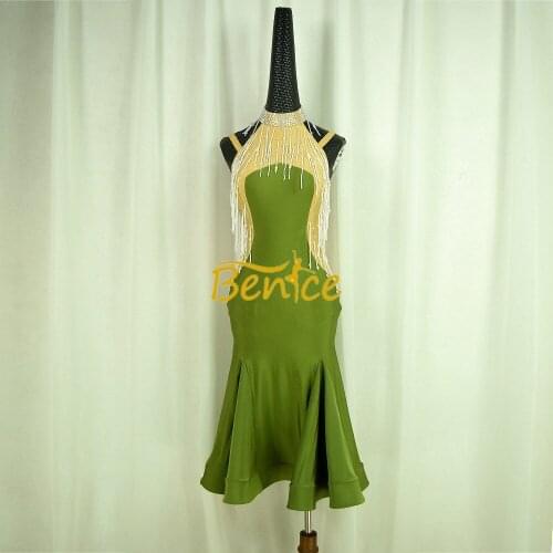 Free Shipping Latin Dance Skirt For Women Professional Sumba Dancing Skirt Adult Rumba QiaQia Latin Dress Latin Performances Dre