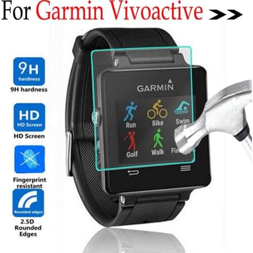 For Garmin Vivoactive Digital smart Screen Protector Glass Tempered Glass Scratch Resistant on Vivoactive Film Guard Cover 9H