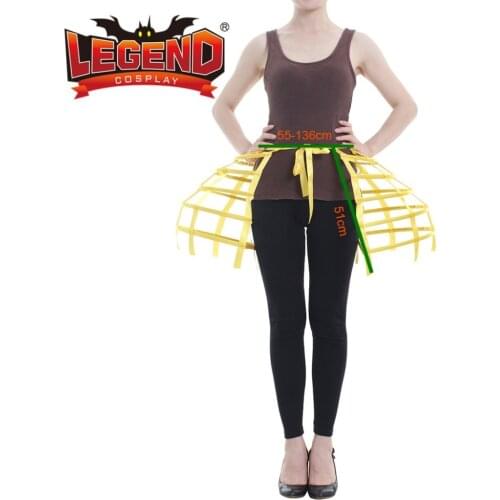 Double pannier Crinoline cage hoop bustle cage skirt petticoat