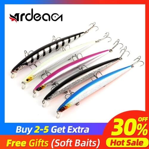 Jerkbait 175mm 145mm 125mm Minnow Fishing Lure Big Long Artificial Hard Bait Sea Fishing Big fish Wobblers Crankbait ARDEA