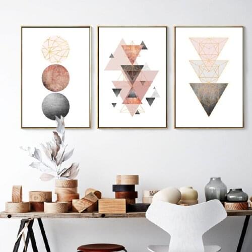 Abstract Art Poster Geometric Print Canvas Painting Picture Aisle Home Wall Art Graffiti Bedroom Modern Decoration Custom