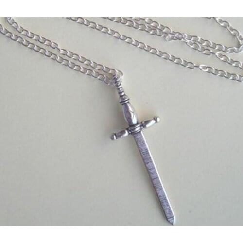 2PCS Fashion Vintage Medieval Sword Pendants Best Friend Necklace Couple - Holiday Gifts Fast delivery