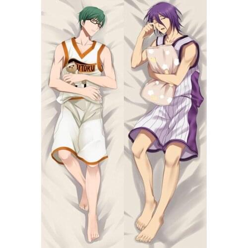 Male Japan Anime Kuroko No Basketball Shintaro Atsushi Throw Otaku Dakimakura Gifts Bedding Hugging Body Pillow Case 150x50 CM