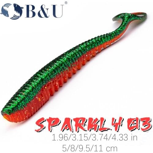 B&U 5cm 8cm 9.5cm 11cm Soft Fishing Lures Swimbait Catfish Fishing Tackle Wobblers For Pike And Bass Rubber Bait Softbaits