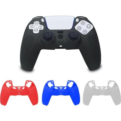 Soft Silicone Gel Anti Slip Skin Case Cover For SONY Playstations PS5 Controller Skin Protection Case For PS5 Gamepad Controle