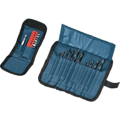 Genuine Bosch BOSCH multi-function accessories batch screwdriver head metal construction woodworking drill bit storage bag set