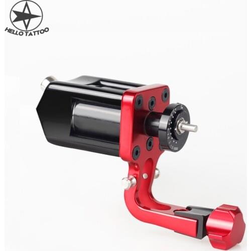 HELLO Rotary Tattoo Machine Gun Stroke 4mm Brushless Motor Beginner Tattoo Artist Tattoo Supply