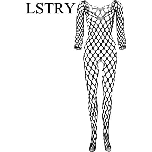 Sexy Costumes Body Suit Body Stockings New Sex Erotic Open Crotch Teddy Lingerie Crotchless Sexy Lady Feminino Porno Sexy Outfit