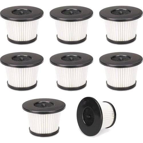 8-Sets HEPA Filter Replacement, Vacuum Dust Filters for MOOSOO K24 Cordless Stick Vacuum Cleaner