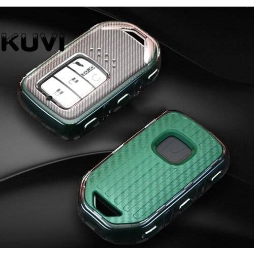 TPU Car Remote Key Full Cover Case Keychain for Honda Accord Civic CR-V XR-V MK10 Spirior Pilot Fit City Freed Jade Key Protect