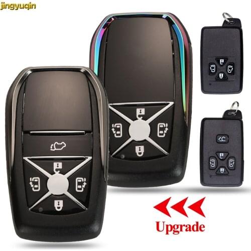 Jingyuqin Upgrade Smart Remote Car Key Fob Shell For Toyota Camry Crown Avalon 4Runner Land Cruiser Prius RAV4 Venza 2/3/4 BTN