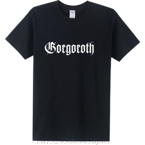 GORGOROTH T Shirts Men Rock Band Thrash Black DEATH HEAVY METAL PUNK Rap Twilight of the Idols T-shirt