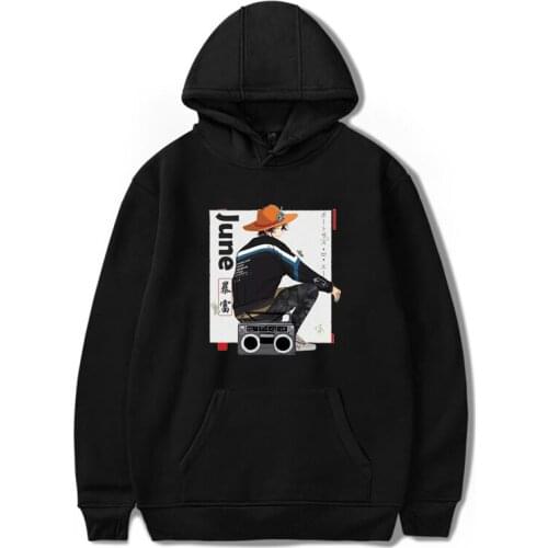 Japan Anime One Piece Hoodie Sweatshirt Printed Ace Luffy Oversized Harajuku Autumn Fashion Streetwear Unisex Clothing Pullover