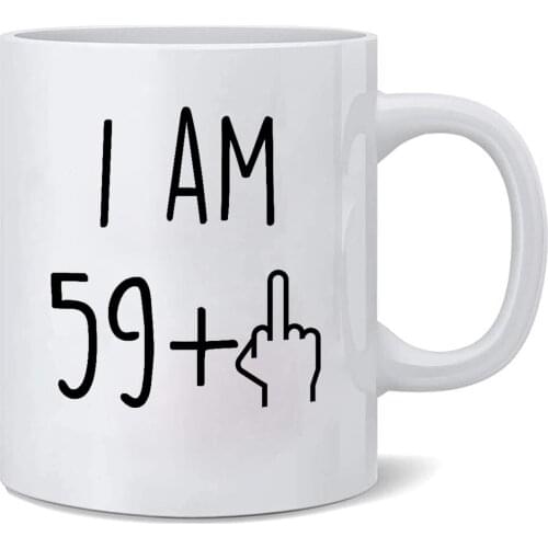 Funny 1959 60th Birthday Mugs Ideas for Men and Women Best Novelty Ceramic Coffee Mugs Anniversary Tea Cup