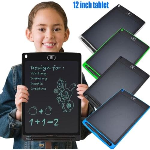 LCD Writing Tablet 12 inch Digital Drawing Electronic Handwriting Pad Message Graphics Board Kids Writing Dropshipping