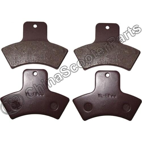 2 Pairs Brake Pads For POLARIS ATV Scrambler 500 2x4 4x4 1998-2004 Sport 400 1999-2000 Rear