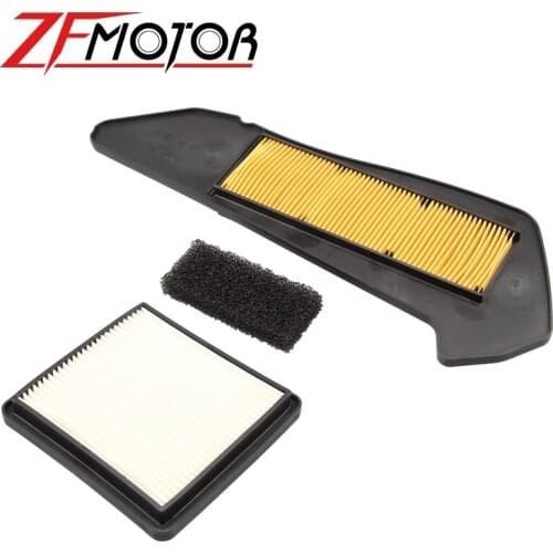 2pcs For YAMAHA XMAX250 XMAX300 xmax 250 300 Motorcycle Part Air Filter Air Intake Cleaner Engine Protect Air Cleaner Filte