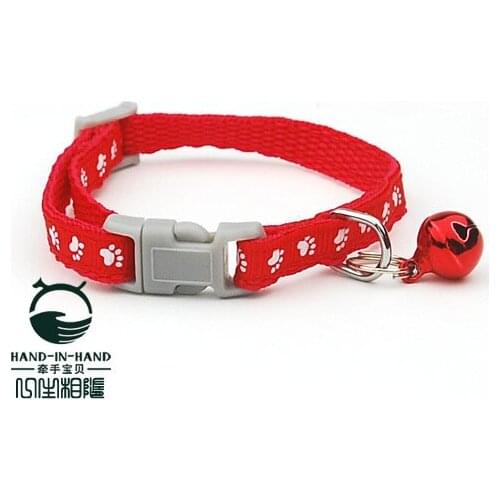 240Pcs/Lot (6 colors) Classic Pet Dog & Cat Paws Print Collar Buckle Style 0.8cm PCFB0813