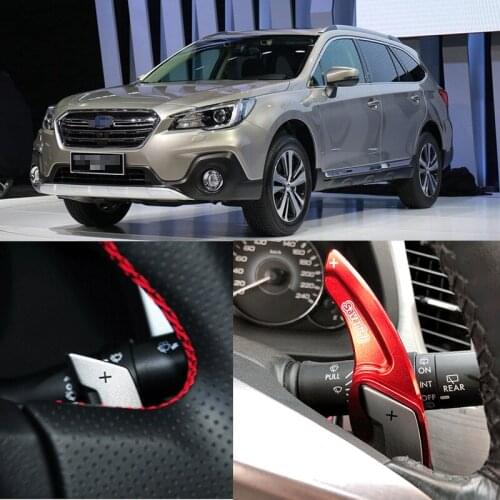 Car Accessories Aluminum Steering Paddle Shifter Extension For Subaru Outback 2010-2018 Car-styling