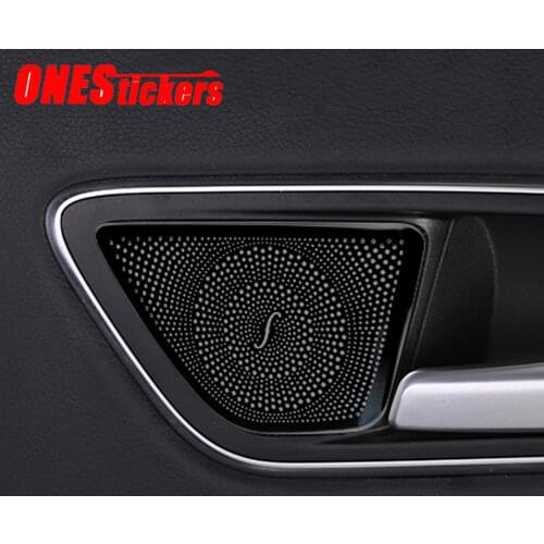 For Mercedes Benz GLA CLA Class X156 C117 W117 2013-2019 Stainless Steel Car Accessories Door Handle Audio Speaker Cover Trim