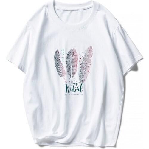 MOINWATER Novas Mulheres Casuais T camisas Moda Senhora 100% Branco T-shirt de Manga Curta camisa Preta de T Tops para mulher