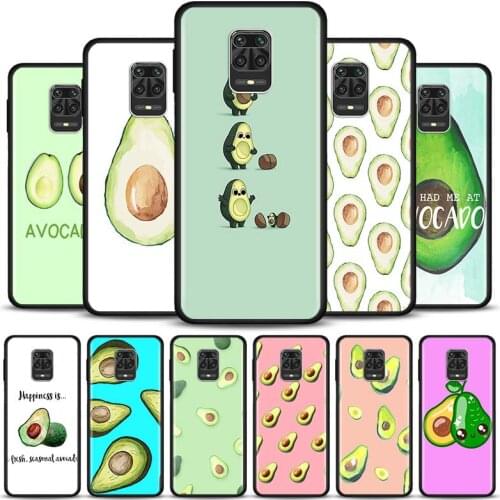 Avocado Case For Xiaomi Redmi Note 10 Pro Max 9 8 7 Silicon Cover For Redmi K40 Pro Plus 9 Power 9A 9C 9T Shell