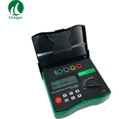 Digital 4-Terminal Earth Ground Soil Resistivity Tester DY4300B Resistance Measuring 0 to 209.9kΩ