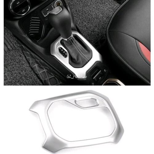 For Jeep Renegade 2014 2015 2016 Car Auto Interior Gear Shift Panel Stick Cover ABS