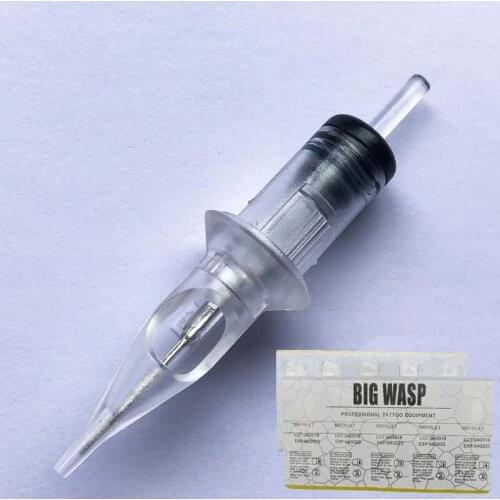 20PCS BIGWASP Transparent Tattoo Cartridge Needles Round Liner 1/3/5/7/9/11/13/14/15RL For Tattoo Machines Pen & Grips Supply