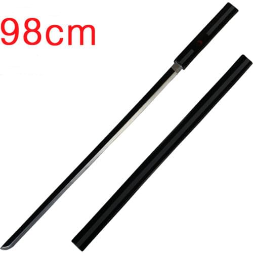 98cm Uchiha Katana Black white ZAOZHI Sword Weapon Prop Role Play Yamato Tateru Weapon PU Model Toy Prop cosplay
