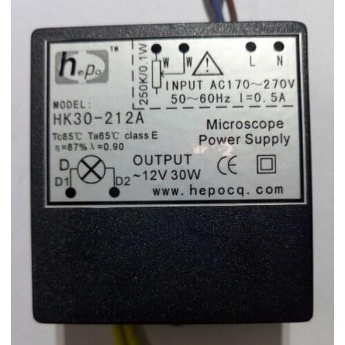 Microscope LED light Charging dimming power supply HLED-30BAT