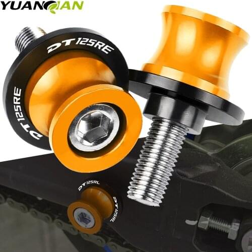 Motorcycle M6 stand Screws accessories Swingarm Spools slider 6MM stand screws For Yamaha DT125RE DT 125 RE 2004 2005 2006 2007