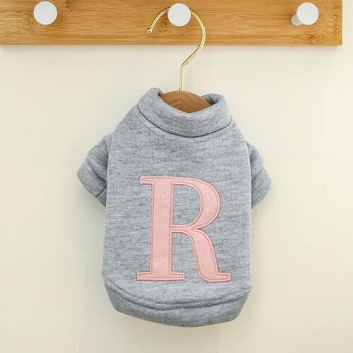 Pet Clothes Cute Letter Printed Pet Sweatshirt Suitable for Chihuahua Shih Tzu Puppy Dog Hoodie Pullover Clothing Pet Apparel